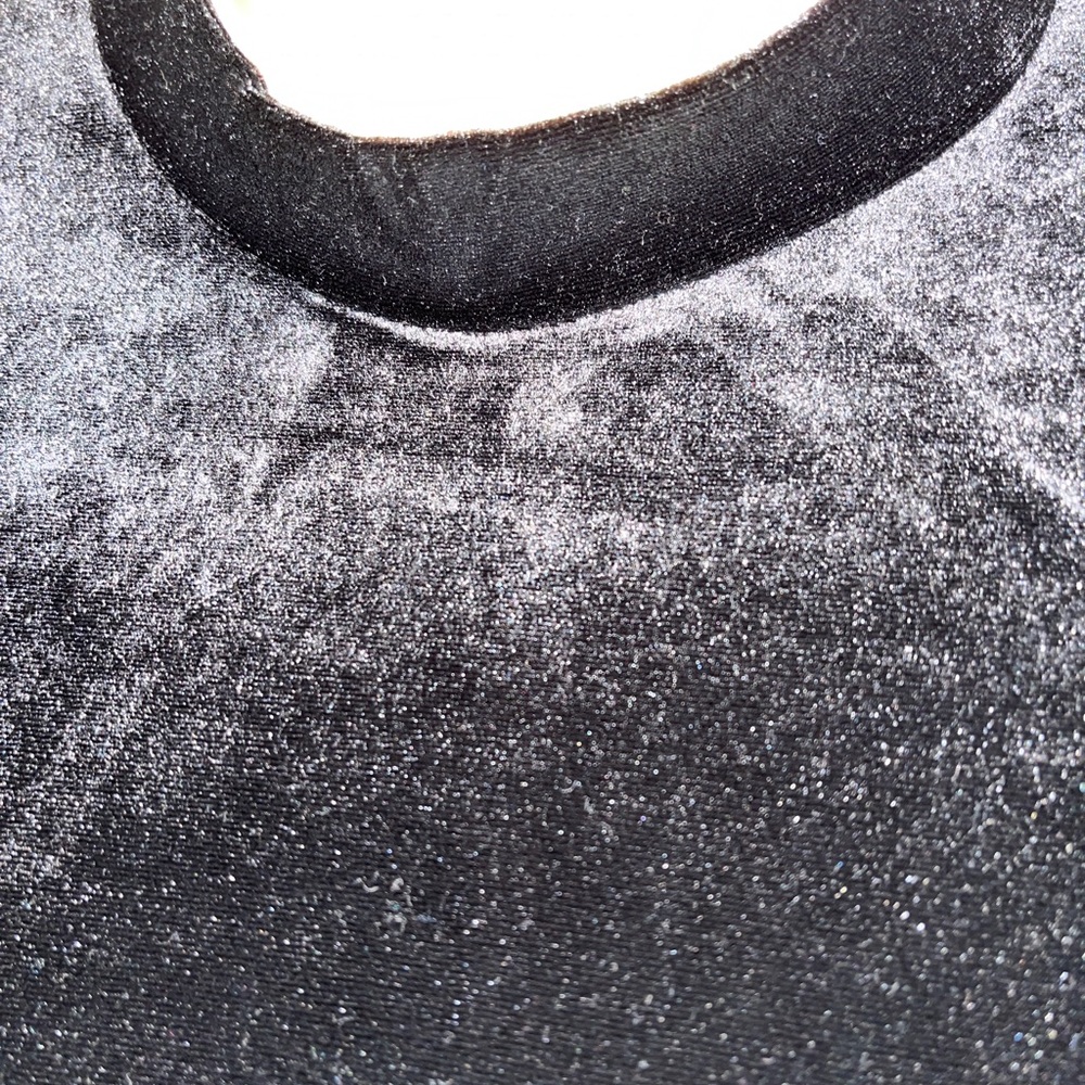 H&M velvet black dress - Picture 4 of 4